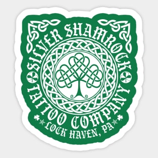 2k24 Silver Shamrock Tattoo Company St. Paddy's Style 02 Sticker